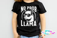 No Prob Llama | PNG Print File