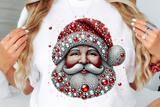 Santas With Rhinestones and Glitter | Christmas Sublimation PNG