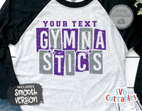 Gymnastics Template 0037 | SVG Cut File