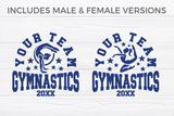 Gymnastics Template 0039 | SVG Cut File