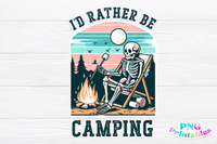 I'd Rather Be Camping | PNG File