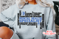 Mental Health Specialist Word Art | SVG Cut File