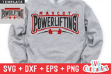 Powerlifting Template 003 | SVG Cut File