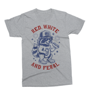 Red White and Feral | Fourth of July SVG Cut File