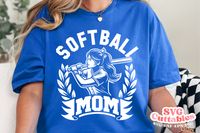 Softball Mom  | SVG Cut File