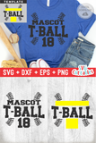T-Ball Dad Template 003 | SVG Cut File