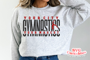 Gymnastics Template 0040 | SVG Cut File