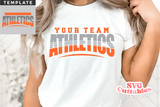 Arched Sports Template 0041 | SVG Cut File