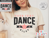 Dance Template 0041 | SVG Cut File