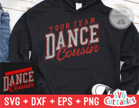 Dance Cousin | Dance Template 0044 | SVG Cut File