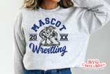 Wrestling Template 0045 | SVG Cut File