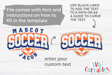 Soccer Template 0046 | SVG Cut File