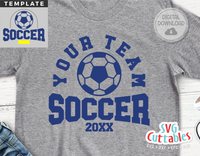 Soccer Template 0048 | SVG Cut File