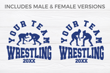 Wrestling Template 0048 | SVG Cut File