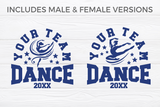 Dance Template 0049 | SVG Cut File