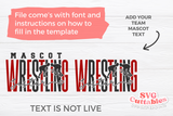 Wrestling Template 0049 | SVG Cut File