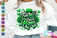 Football and Cheer Mom | PNG Sublimation File