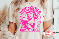 Hot Girls Read Books | Book SVG Cut File