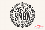 Let It Snow | Christmas Cut File