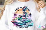 Life is Better At The Lake | PNG File