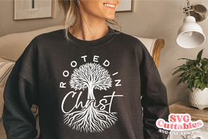 Rooted In Christ | Christian SVG Cut File