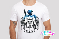 Baseball The Ballfield is Calling | PNG Sublimation File