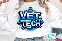 Vet Tech Airbrushed | PNG File