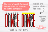 Dance Template 0050 | SVG Cut File