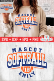 Softball Template 0054 | SVG Cut File