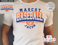 Baseball Template 0058 | SVG Cut File