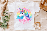 Unicorn Birthday Girl Family | PNG Print File