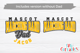 Marching Band Dad Template 005 | SVG Cut File