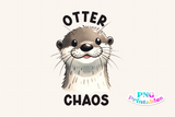 Otter Chaos | PNG Print File