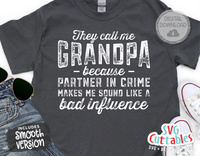 They Call Me Grandpa | Father's Day SVG Cut File