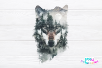 Watercolor Wolf | PNG File