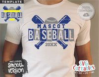 Baseball Template 0062 | SVG Cut File