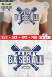 Baseball Template 0062 | SVG Cut File