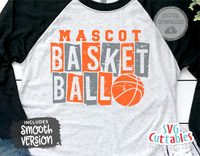 Basketball Template 0063 | SVG Cut File