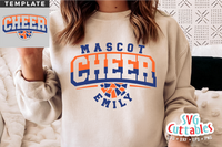 Cheer Template 0063 | SVG Cut File