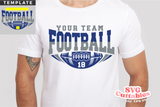 Football Template 0066 | SVG Cut File