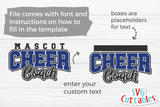 Cheer Template 0068 | SVG Cut File