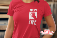 Adopt Save A Life | Dog Rescue SVG