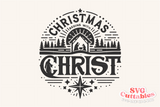 Christmas Begins With Christ | Christmas Cut File
