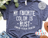 My Favorite Color is Rust | Junkin SVG Cut File