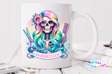 Hairdresser Skeleton | PNG Sublimation File