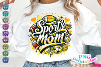 Sports Mom | PNG Sublimation File
