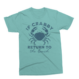 If Crabby Return To Beach | Funny PNG Print File