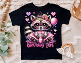 Raccoon Birthday | PNG Print File