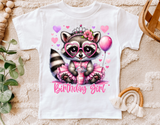 Raccoon Birthday | PNG Print File