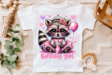 Raccoon Birthday | PNG Print File